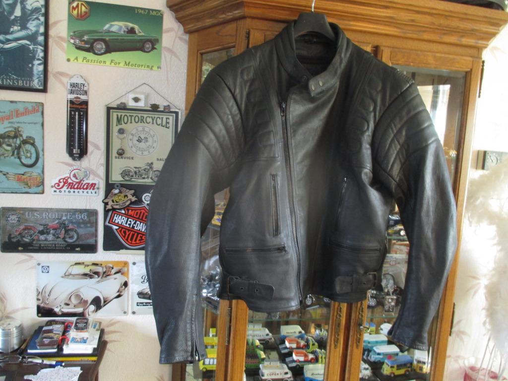 Veste moto en cuir 62/52 5xl.Kerosen., Enlèvement, Hommes