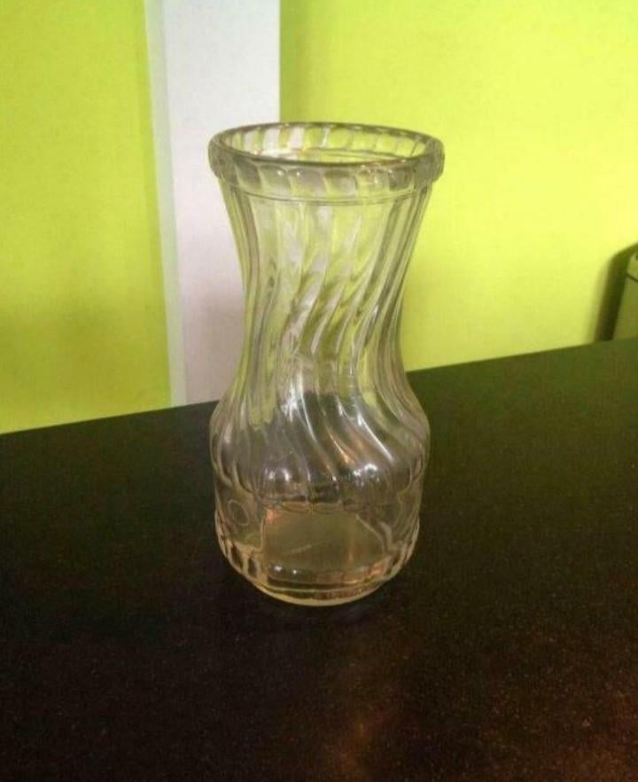 Vase en verre, Maison & Meubles, Enlèvement, Utilisé