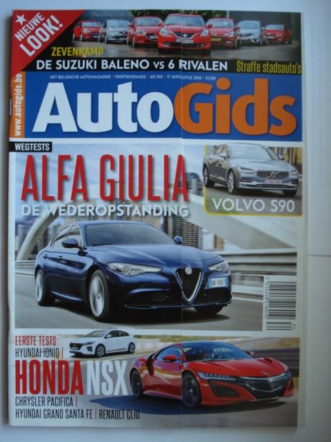 AutoGids 960 Alfa Romeo Giulia Volvo S90 Honda NSX Ioniq, Envoi, Utilisé, Général