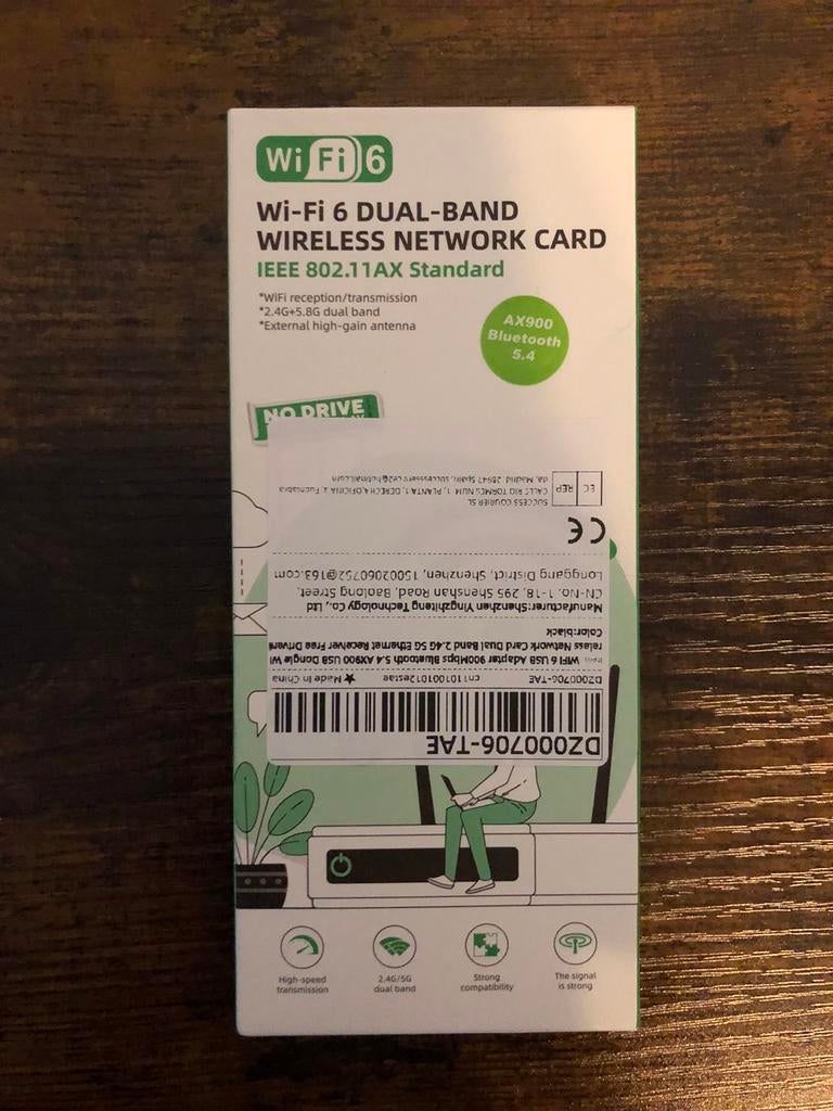 Dongle USB WiFi 6 Bluetooth 5.4, Enlèvement ou Envoi, Neuf