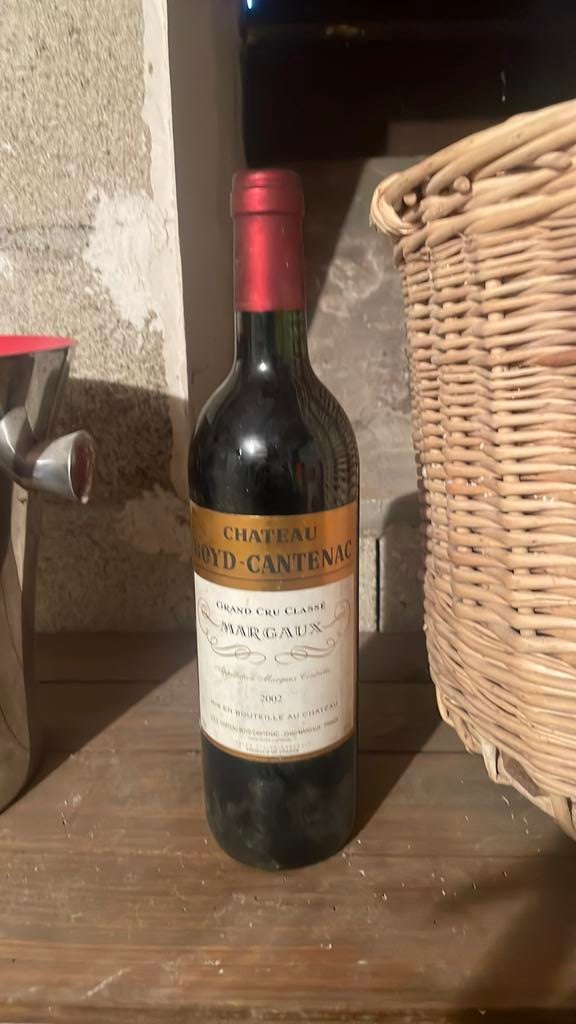 Chateau boyd cantenac 2002, Enlèvement ou Envoi, Comme neuf, Vin rouge