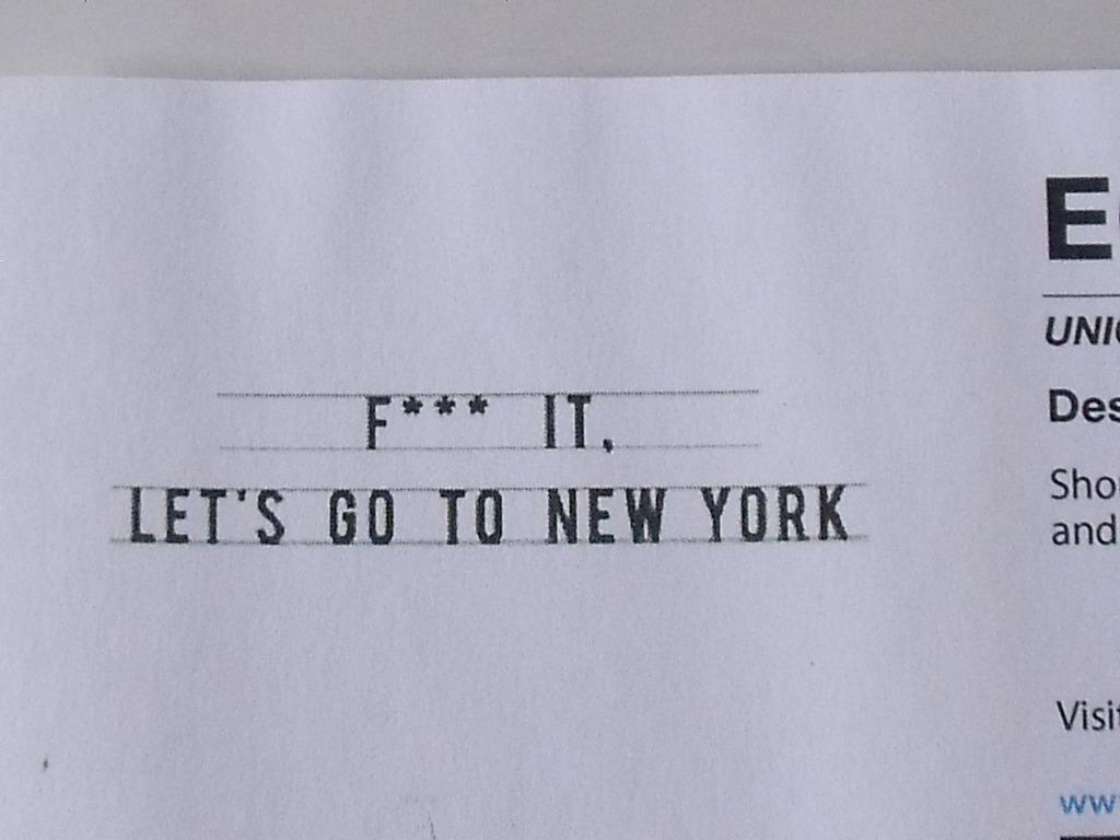 stickers mural New York 110 cm X 22 cm, Enlèvement, Neuf