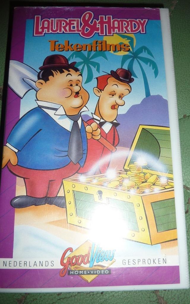 Video Laurel & Hardy, Ophalen of Verzenden, Gebruikt