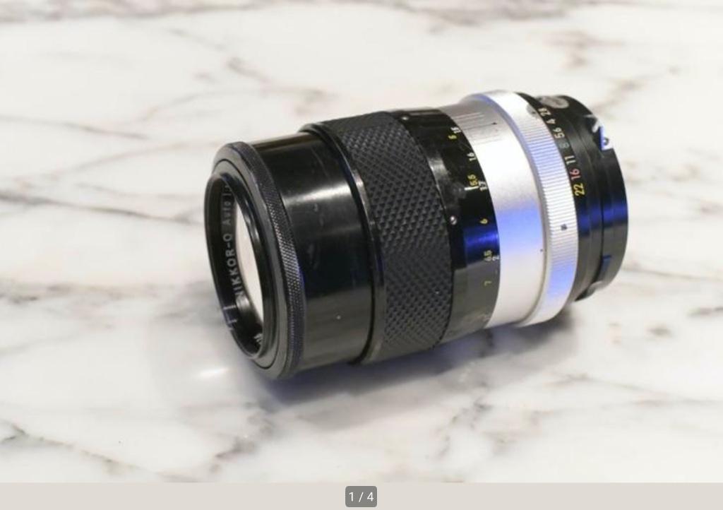 Objectif Nikon 135 mm/f 2,8 A n 171916, Enlèvement ou Envoi, 1960 à 1980, Lentille ou Lentilles