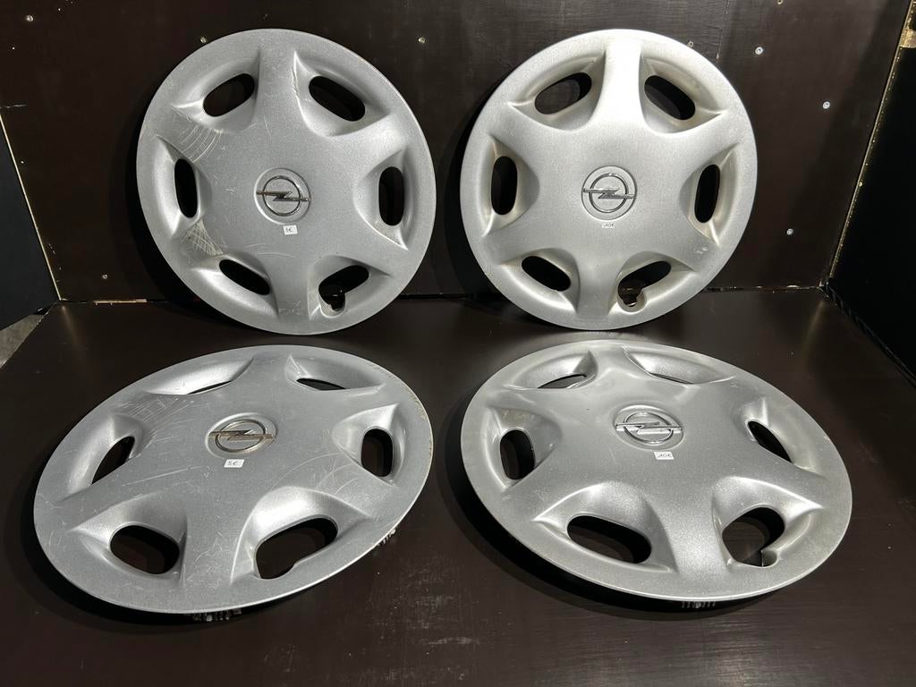 4 enjoliveurs opel vectra astra combo zafira corsa 15", Enlèvement ou Envoi, Utilisé