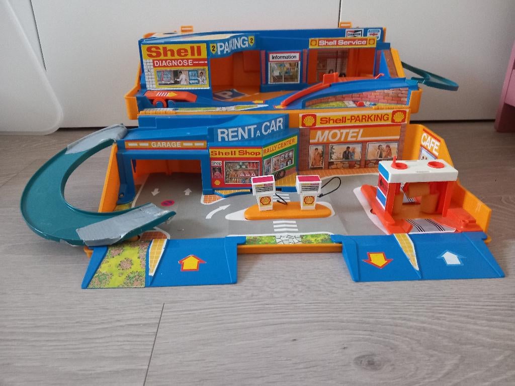 Speelgoed garage, Ophalen, Gebruikt, Handmatig, Racebaan