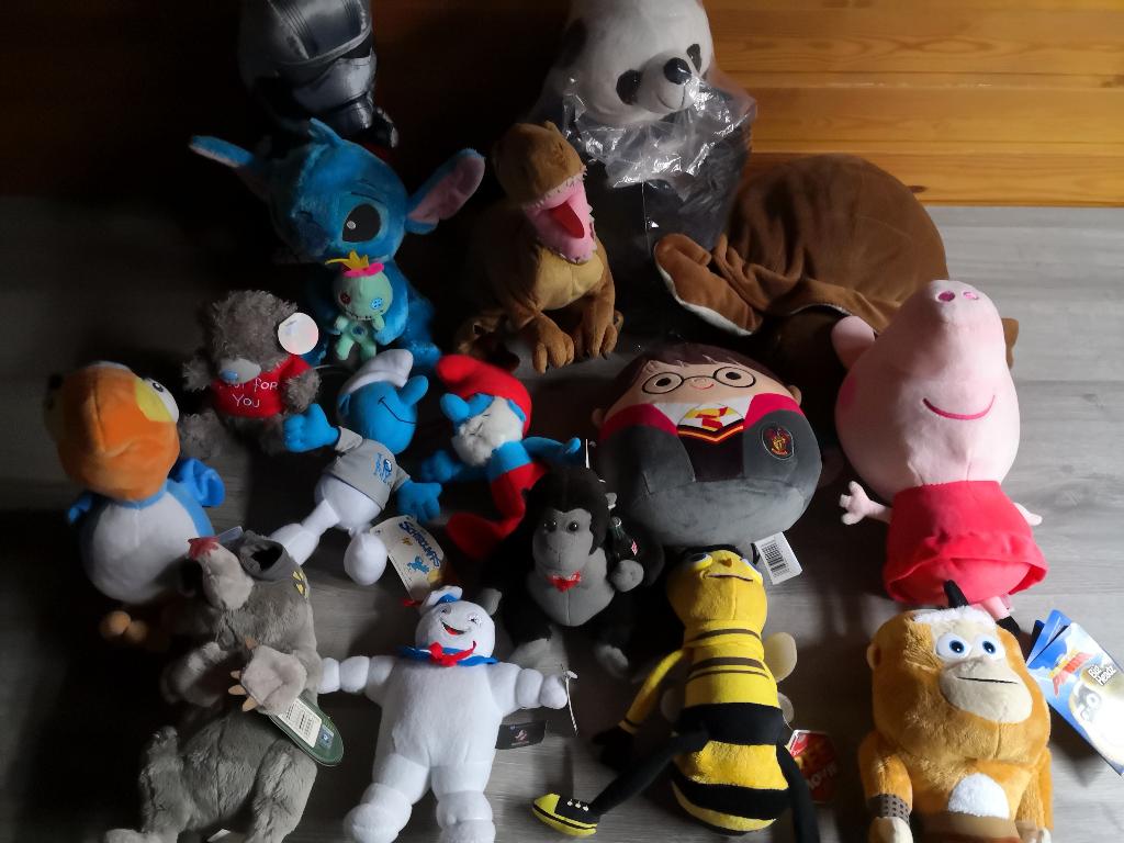 Diverse knuffels uit te kiezen, Ophalen