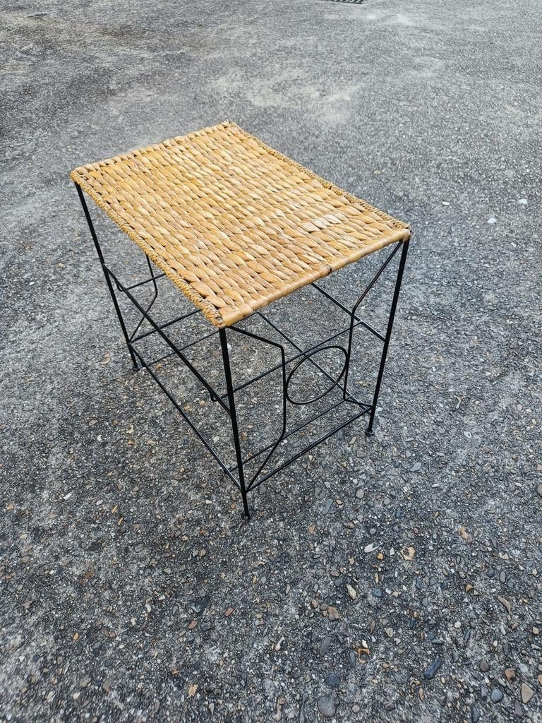 Vintage bijzettafel / plantentafel, Antiek en Kunst, Ophalen