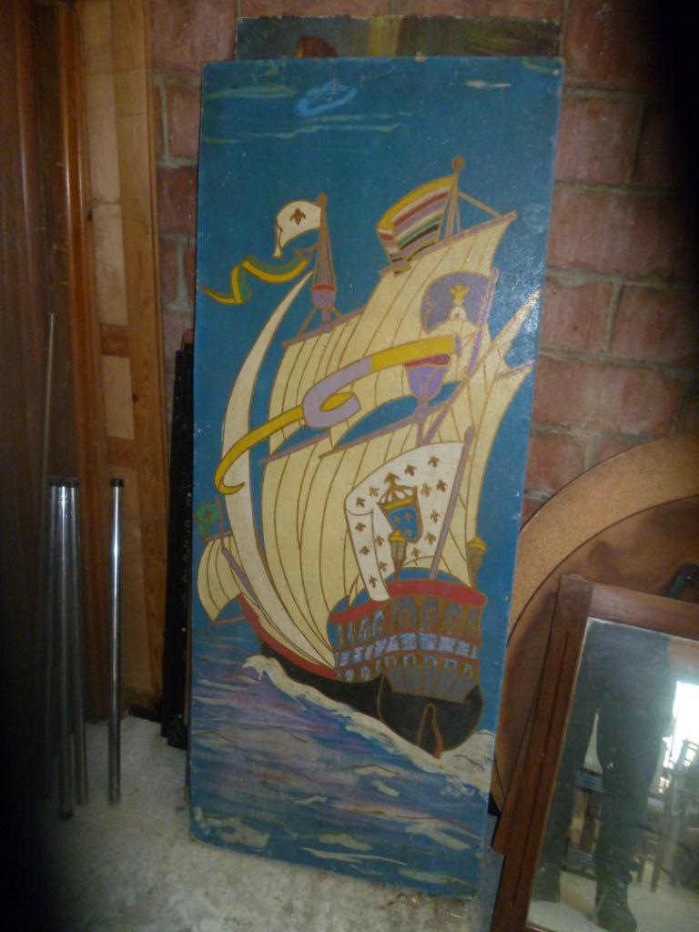 SCHILDERIJ OP PANEE, Ophalen