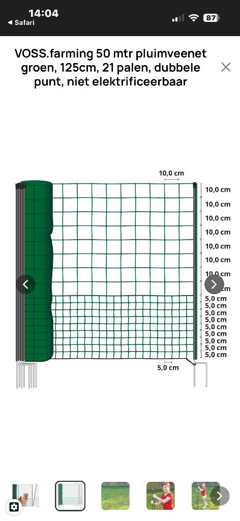 Omheining draad 50 l en n 1.25 m hoog, ongebruikt, Tuin en Terras, Gaas en Draad, Ophalen, Nieuw, 20 meter of meer, Draad