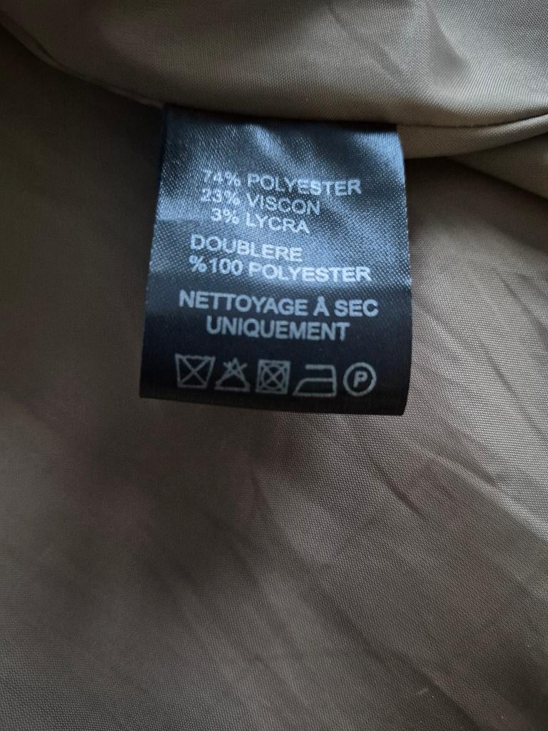 Damesmantel, Ophalen, Bruin, Maat 42/44 (L), Ventiuno