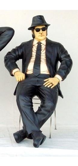 Blues Brothers zittend - incl stoel - levensgroot, Verzamelen, Ophalen, Nieuw