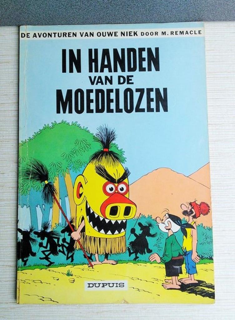 Ouwe niek 7 handen van de moedelozen 1e druk 1964 goede st, Boeken, Stripverhalen, Gelezen, Remacle, Eén stripboek, Ophalen of Verzenden