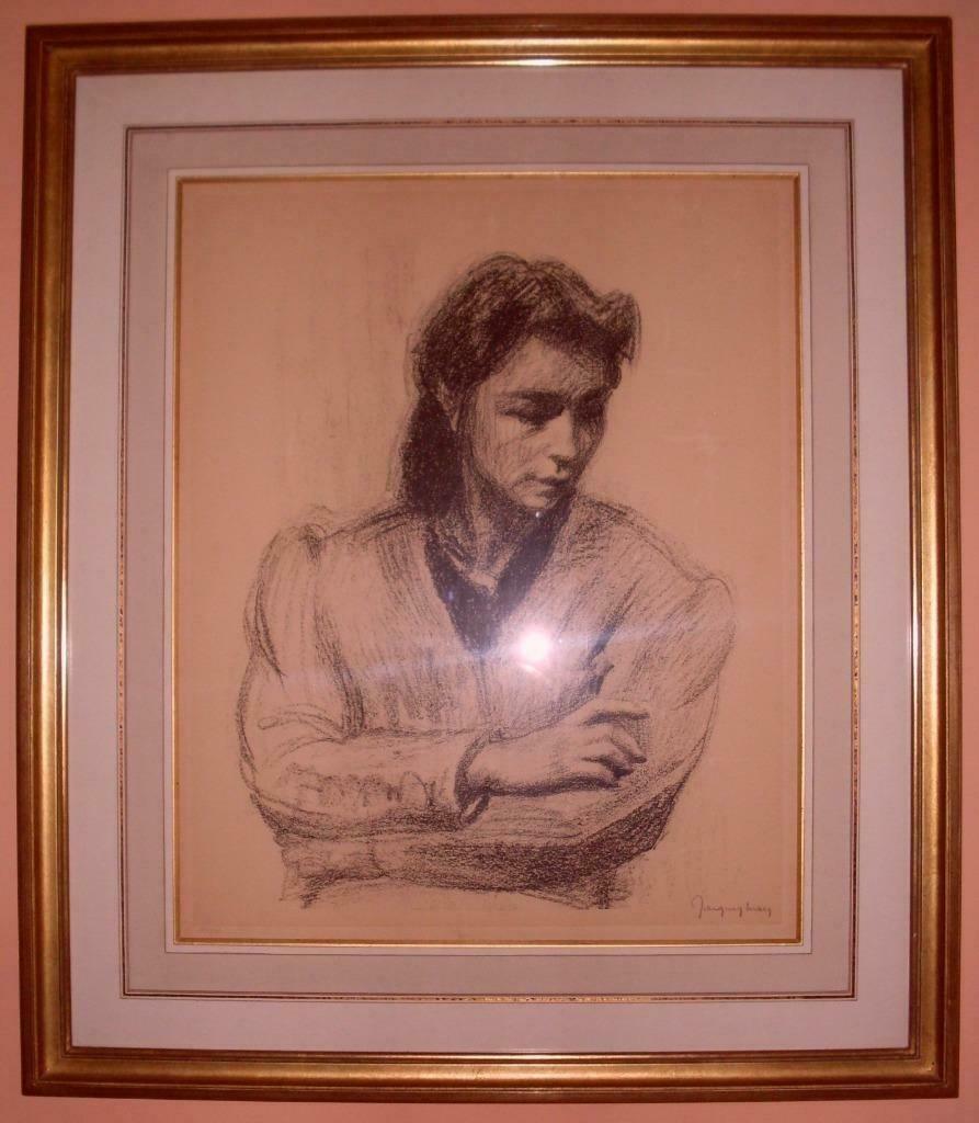 Dessin de Jacques Maes, peintre Belge (19.01.1905 – 15/07/68, Antiquités & Art, Enlèvement