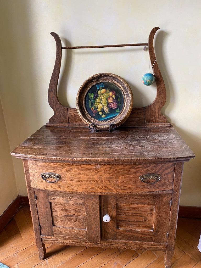 CLASSIC AMERICANA - COMMODE SALLE DE BAIN VINTAGE, Enlèvement