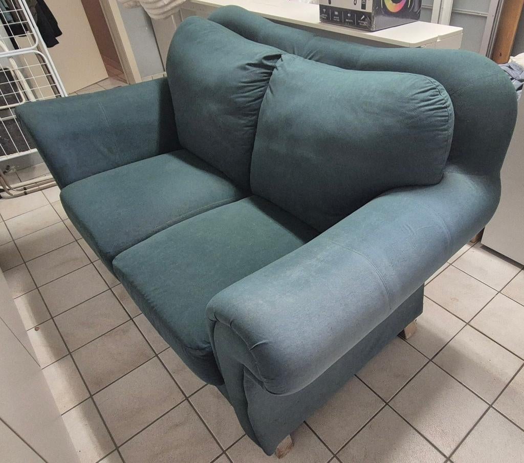Gratis 2 persoons zitbank, Huis en Inrichting, Ophalen, Gebruikt, 150 tot 200 cm, Tweepersoons
