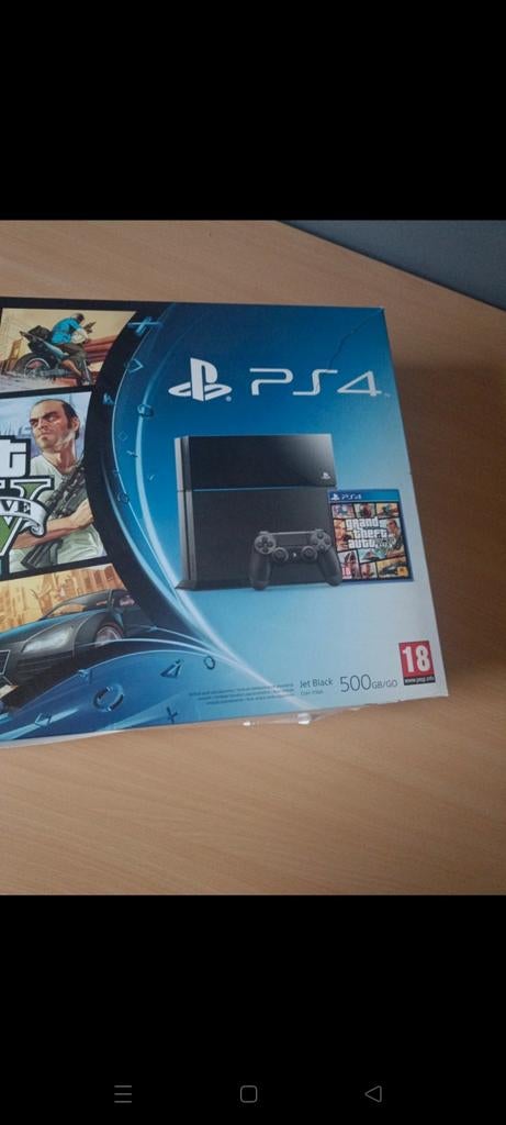 Playstation 4 - 500GB + game Gran theft auto five, Met games, Ophalen of Verzenden, Zo goed als nieuw, Zonder controller