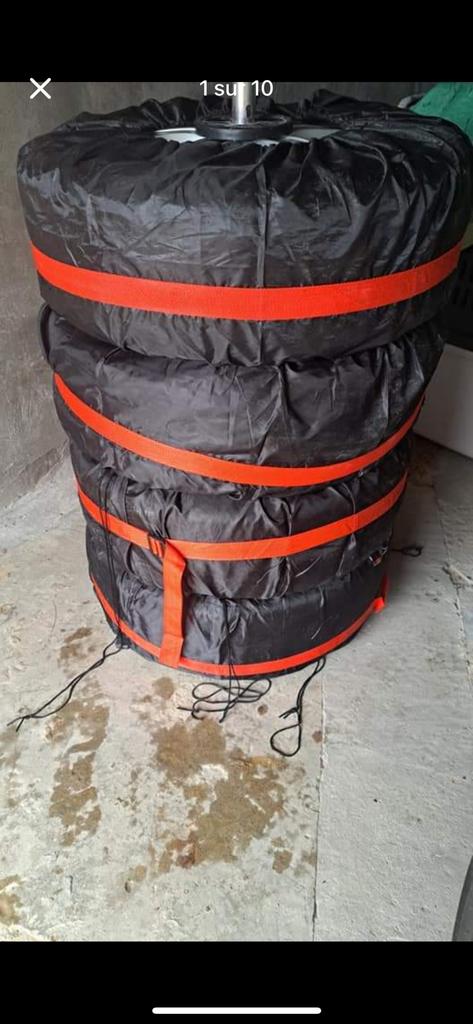 Kit jantes et pneus hiver entraxe 5x112, Enlèvement, Comme neuf