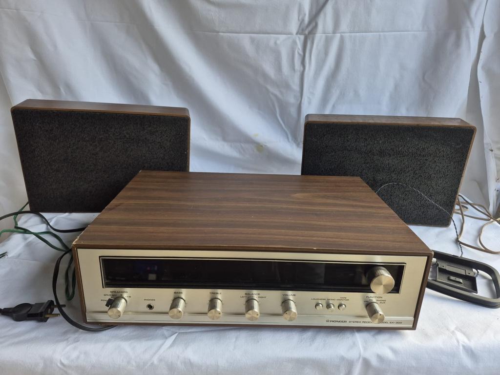 Pioneer SX-300 vintage stereo receiver met speakers jaren70, Audio, Tv en Foto, Ophalen, Gebruikt, Stereo, Pioneer