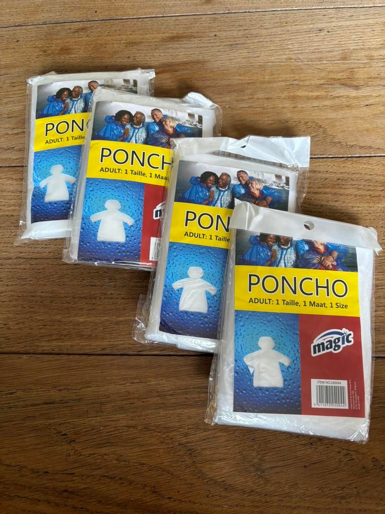 Regenponcho, Ophalen, Nieuw, Regenponcho