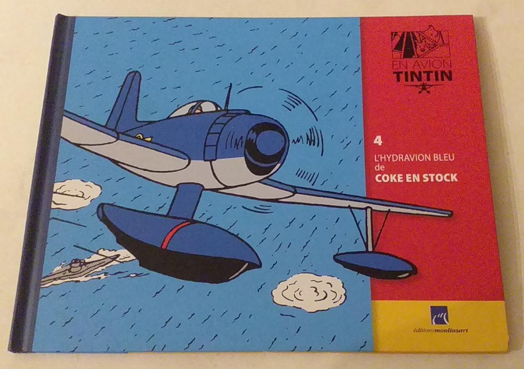 L'hydravion bleu de Coca en stock - Moulinsart, 2014., Collections, Personnages de BD, Enlèvement ou Envoi, Tintin