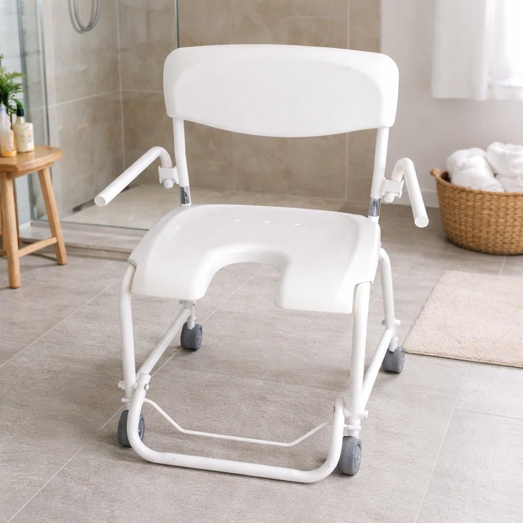 Douchestoel, Ophalen