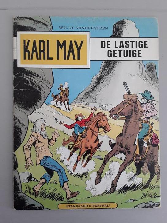 Karl May/De lastige getuige, Boeken, Stripverhalen, Gelezen, Willy Vandersteen, Eén stripboek, Ophalen of Verzenden