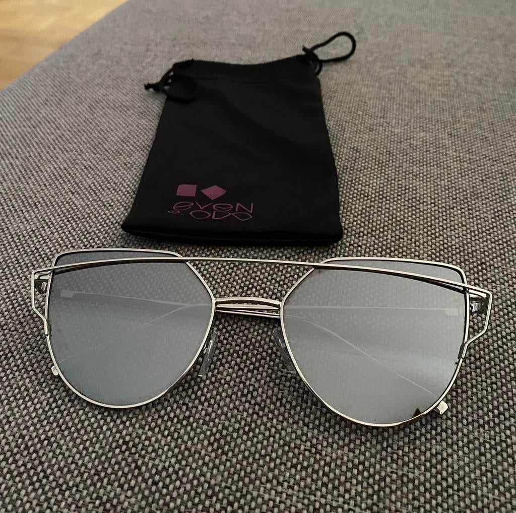 Lunettes de soleil aviateur, Comme neuf, Gris, Lunettes de soleil, Autres marques