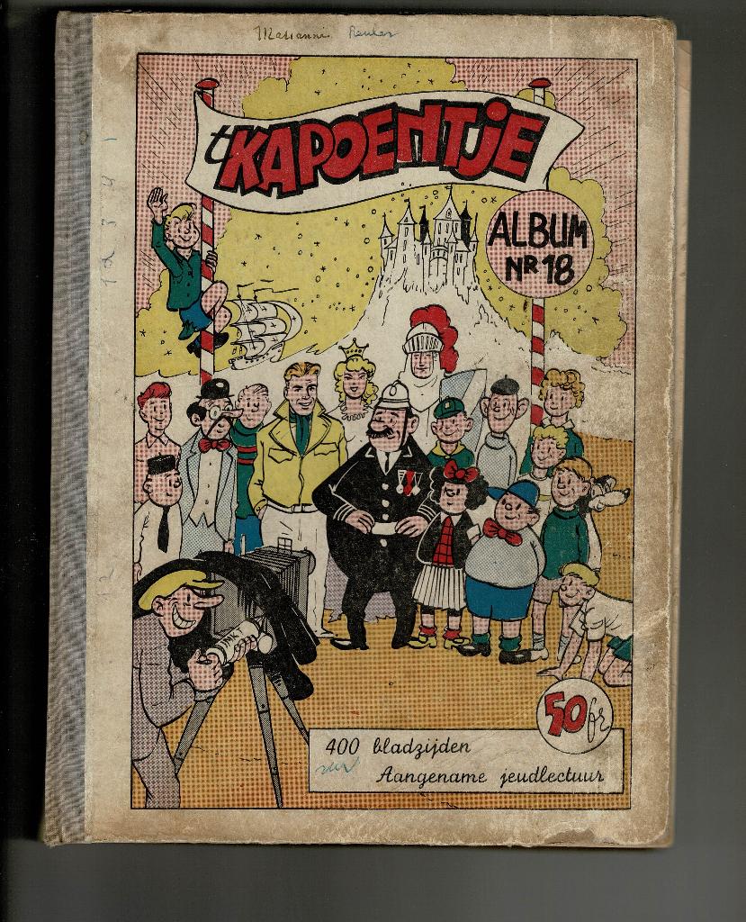 Kapoentje Nr 18 1955 goede staat, Boeken, Stripverhalen, Gelezen, Verzenden, Eén stripboek, Diverse Auteurs