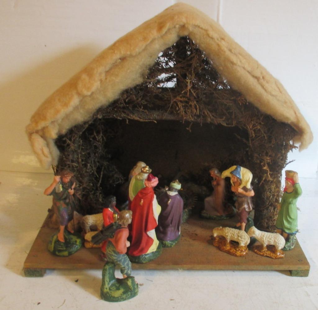 ancienne crèche complète et lave Jésus, Envoi