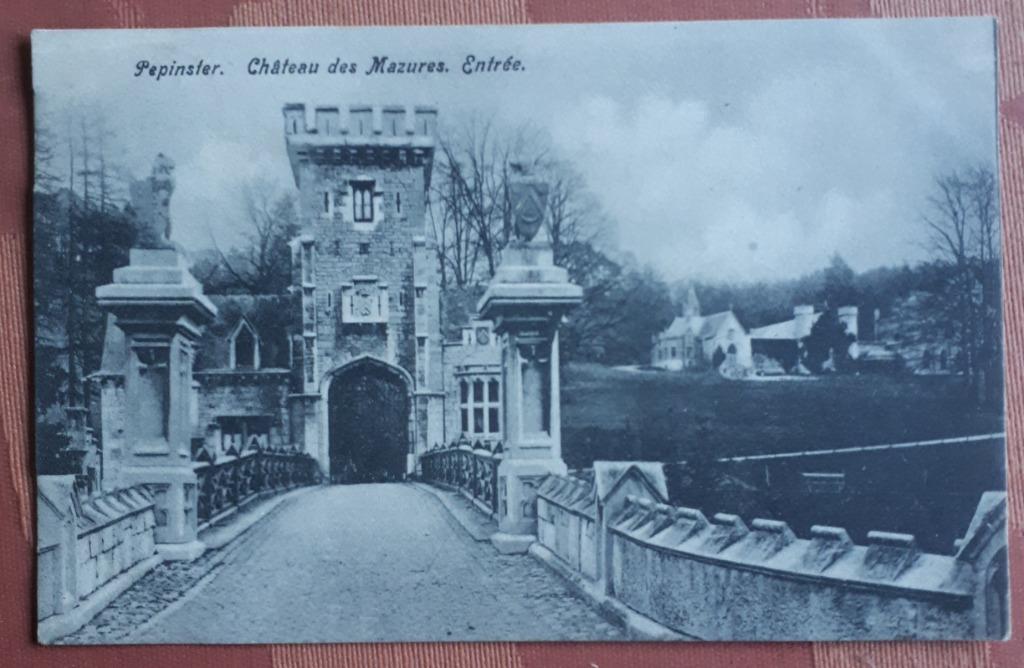CARTE POSTALE PEPINSTER +- 1905 : CHATEAU des MAZURES : walk, Envoi, Avant 1920, Affranchie, Liège