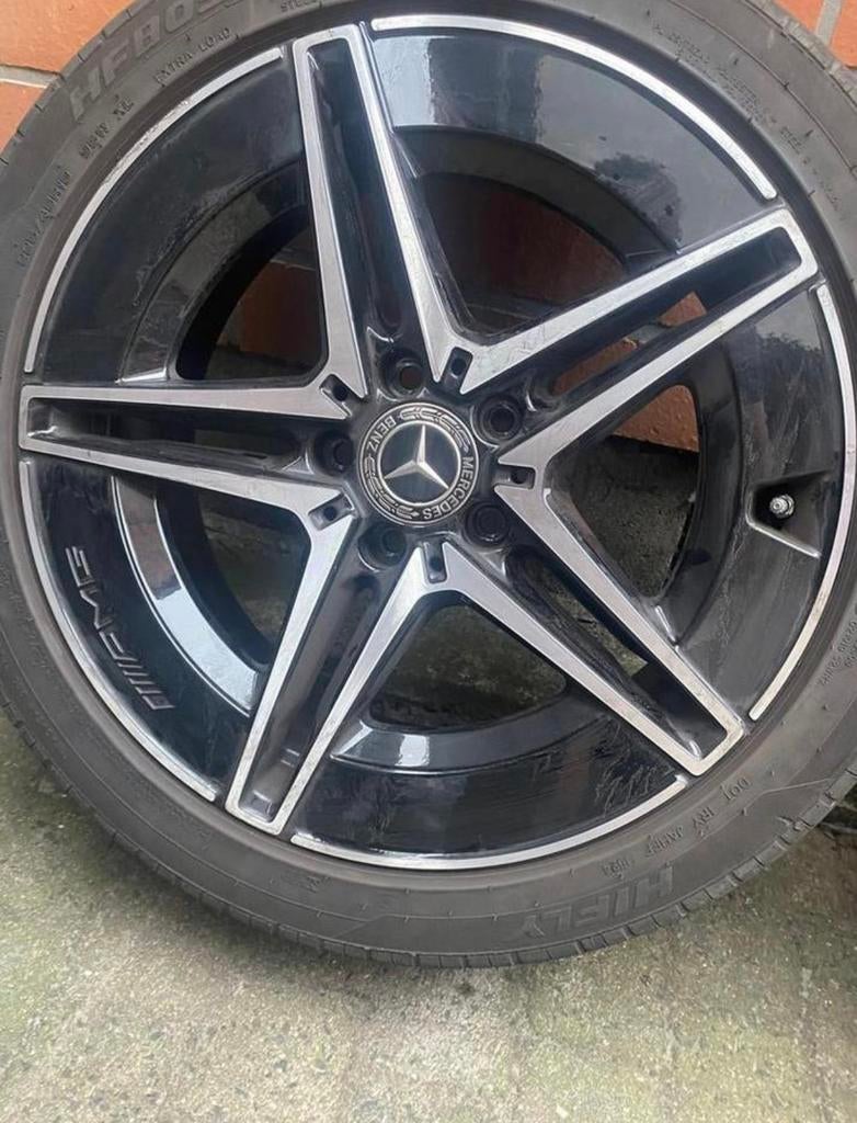 Mercedes velg met band, Auto-onderdelen, Banden en Velgen, Ophalen