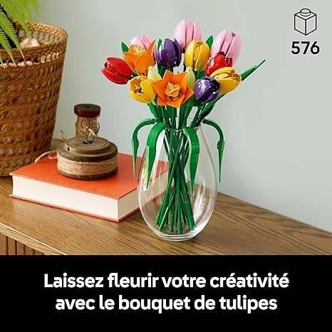 LEGO Botanicals | Bouquet de tulipes | LIVRAISON GRATUITE, Neuf, -, LEGO, Envoi