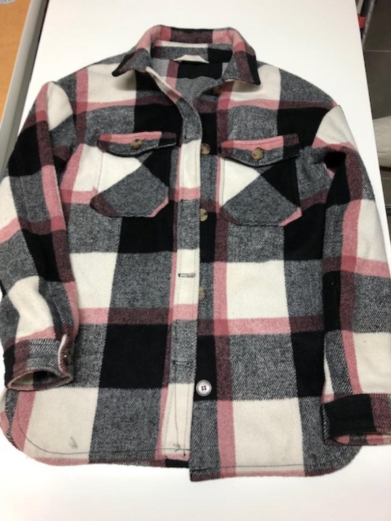 Jas ruit maat 152, Kinderen en Baby's, Kinderkleding | Maat 152, Ophalen, Gebruikt, Meisje, Jas