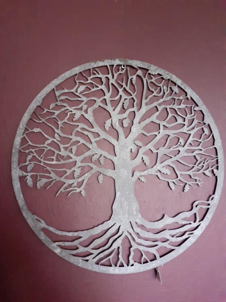 SMEEIJZEREN LEVENSBOOM (diameter 80 cm), Tuin en Terras, Tuinwanddecoratie, Ophalen of Verzenden, Nieuw