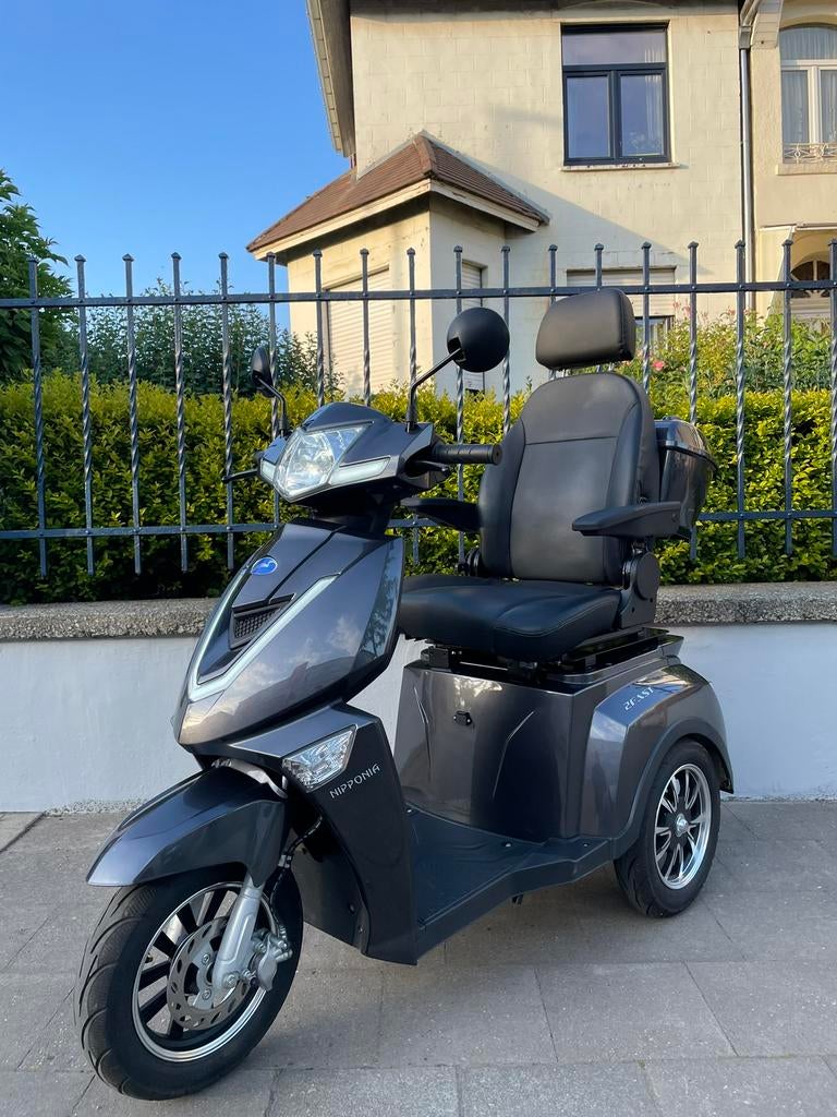 Scootmobiel 25 km/h Nipponia 2 Fast elektrische scooter, Ophalen of Verzenden, Inklapbaar, Zo goed als nieuw, Elektrische rolstoel