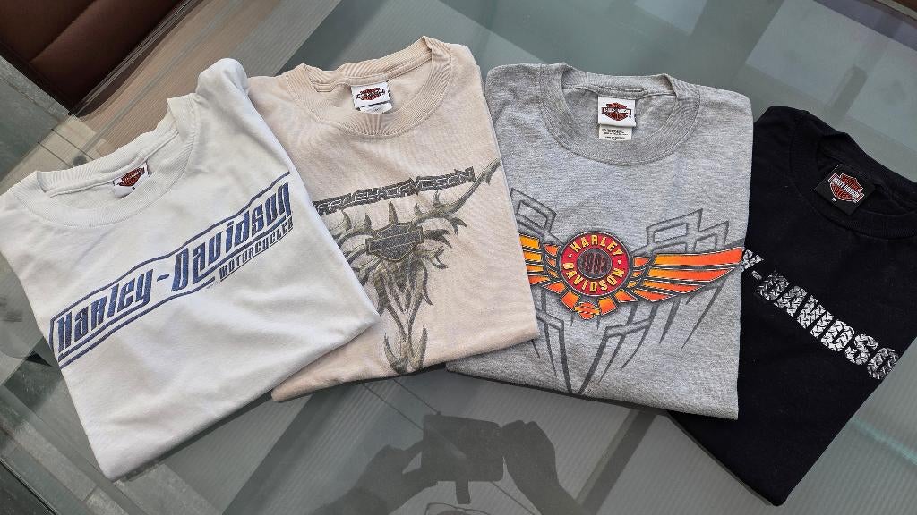 Harley Davidson dames T-shirt ( 4 st. ), Motoren, Kleding | Motorkleding, Overige typen, Dames, Tweedehands, Ophalen of Verzenden