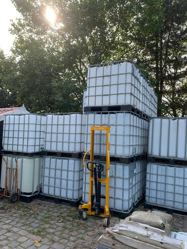 IBC 1000 liter stalen of kunststof pallet !!, Enlèvement ou Envoi, Synthétique
