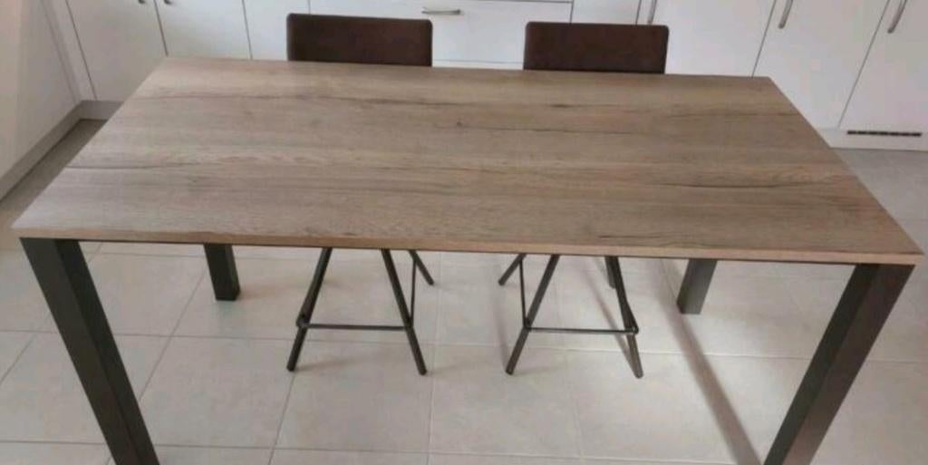 Table haute Perfecta 180*90, Maison & Meubles, 150 à 200 cm, Cinq personnes ou plus, Comme neuf, Enlèvement