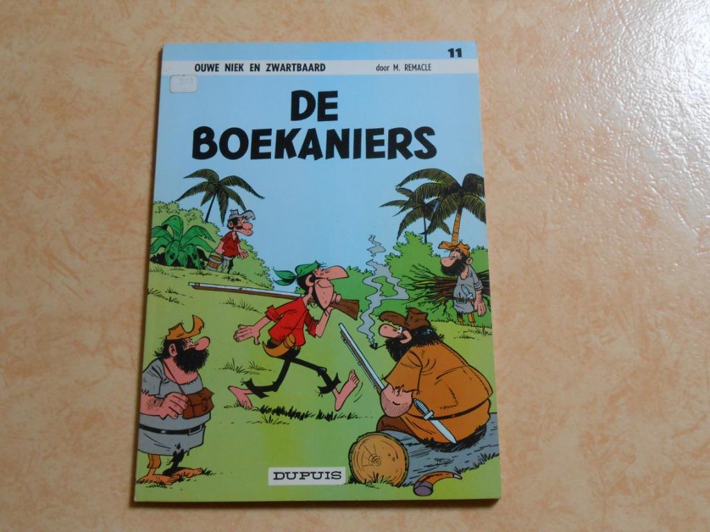 Ouwe Niek en Zwartbaard 11 De boekaniers 1967 1 ste druk., Eén stripboek, M. Remacle, Ophalen of Verzenden, Zo goed als nieuw