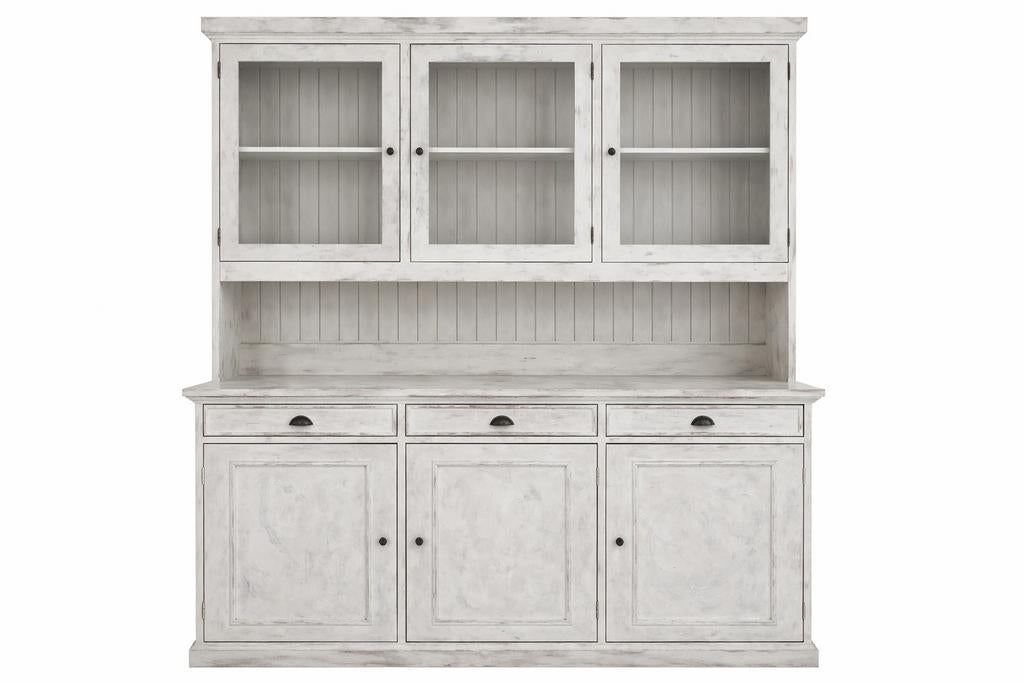 Authentieke witte kast te koop, Ophalen, 200 cm of meer, Landelijk, 200 cm of meer