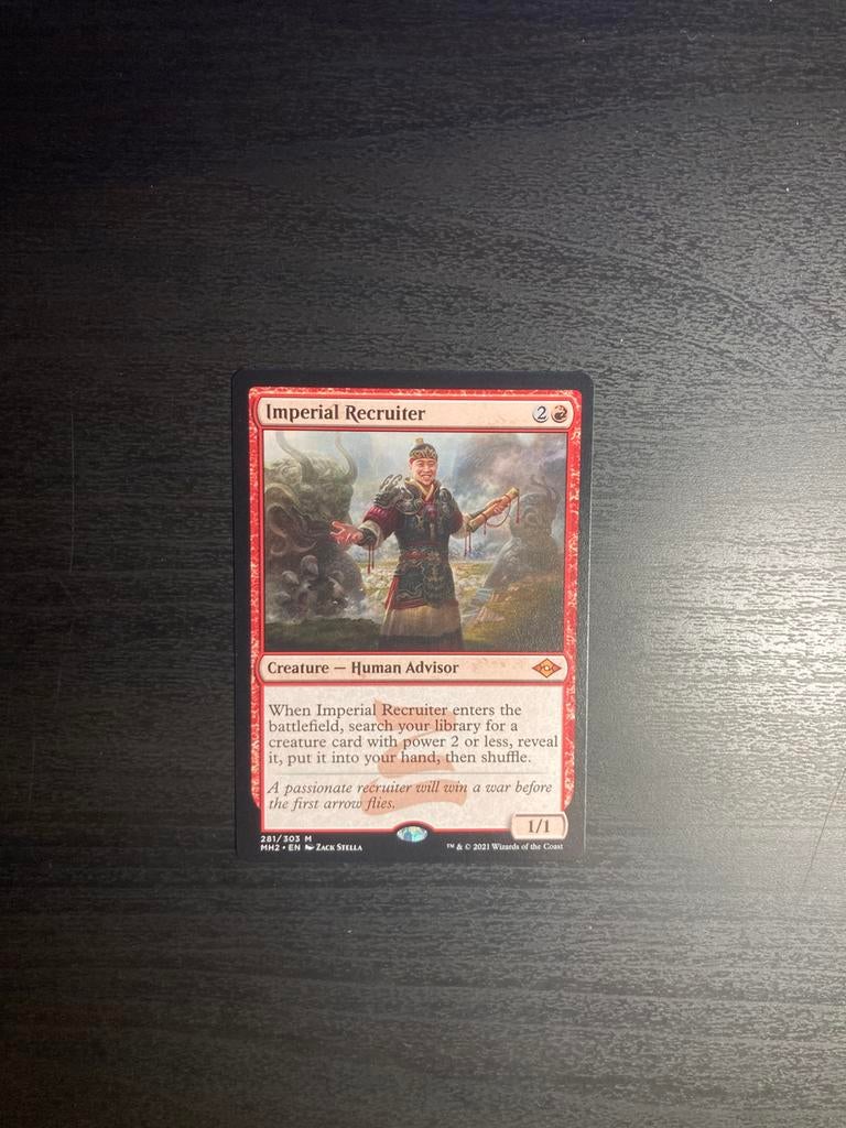 Magic the gathering Imperial Recruiter, Ophalen of Verzenden, Nieuw, Losse kaart
