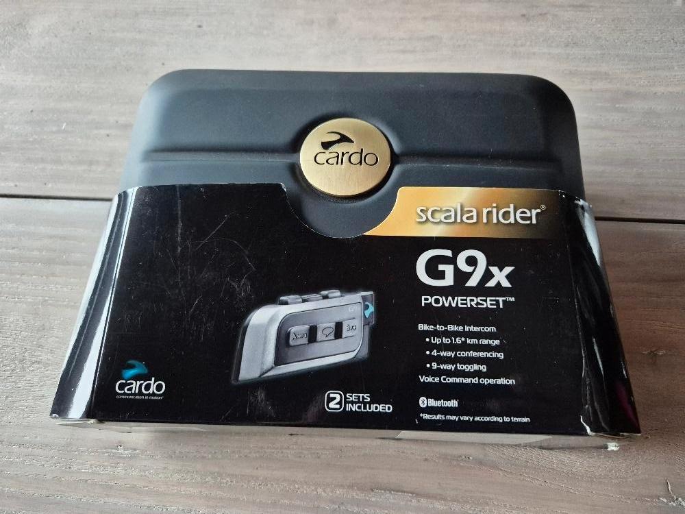 Cardo Scala Rider 9X communicatiesysteem duo, Ophalen of Verzenden, Gebruikt