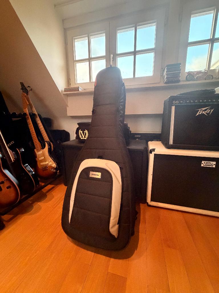 Mono M80 Dual Guitar Case - Gigbag, Musique & Instruments, Boîtiers & Valises, Enlèvement, Comme neuf, Guitare électrique