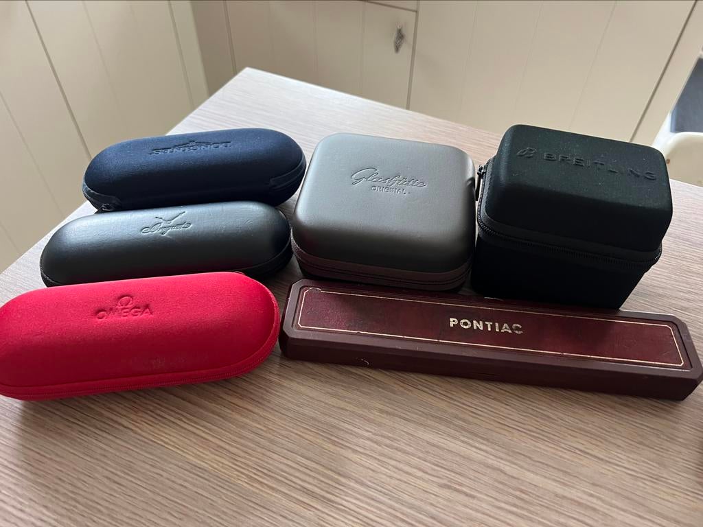 Travel dozen voor Omega Breitling Breguet Longines Glasshute, Handtassen en Accessoires, Horloges | Antiek, Ophalen of Verzenden