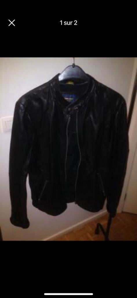 Zara Young leren jas - Maat: L - 40, Gedragen