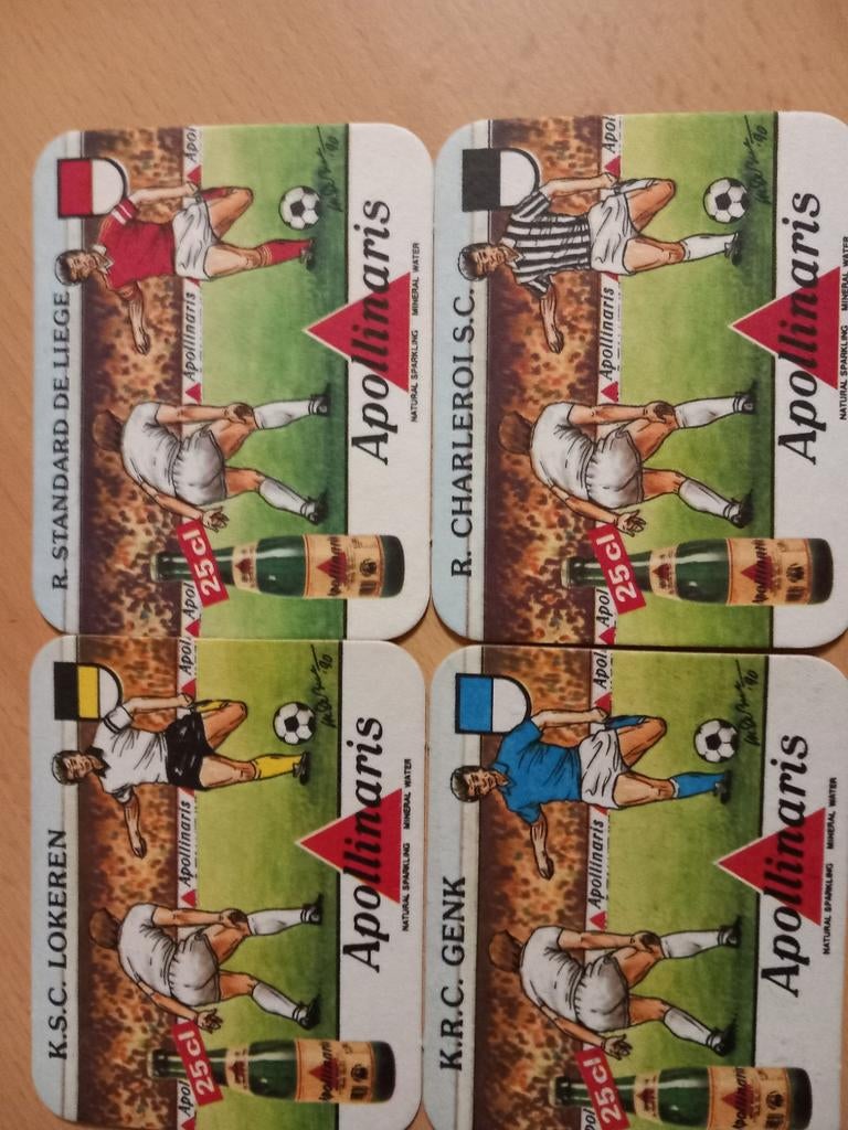 Sous-bocks Apollinaire, football, (277), Collections, Enlèvement ou Envoi, Comme neuf