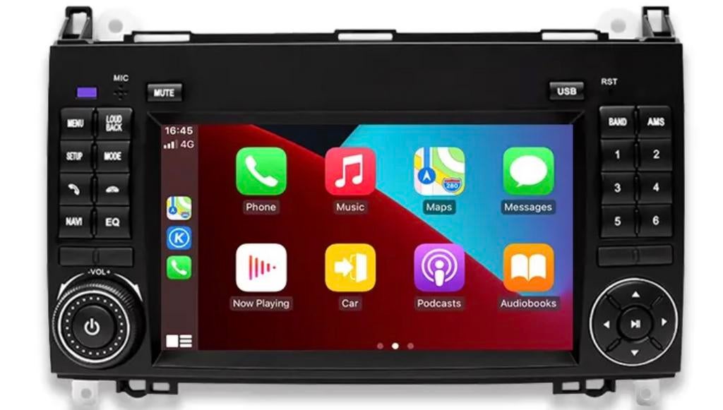 €200!!! Android CarPlay Mercedes-radio GPS Bluetooth USB, Ophalen, Nieuw