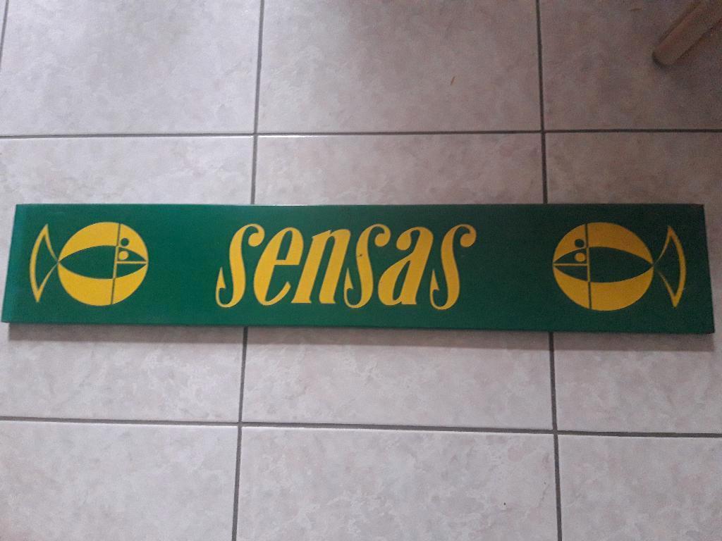 Hengelsport reklame Sensas, Ophalen of Verzenden, Gebruikt, Overige typen