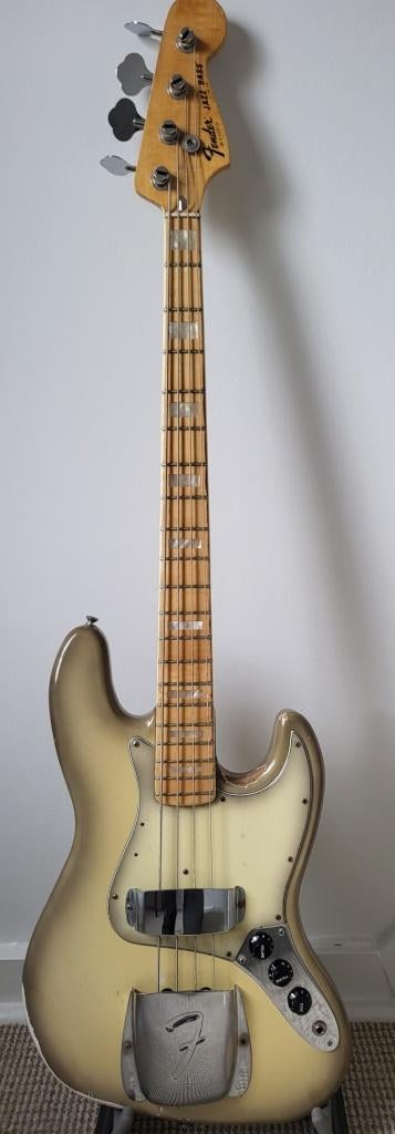 Fender Jazz Bass 1978 Antigua, Ophalen, Gebruikt, Elektrisch